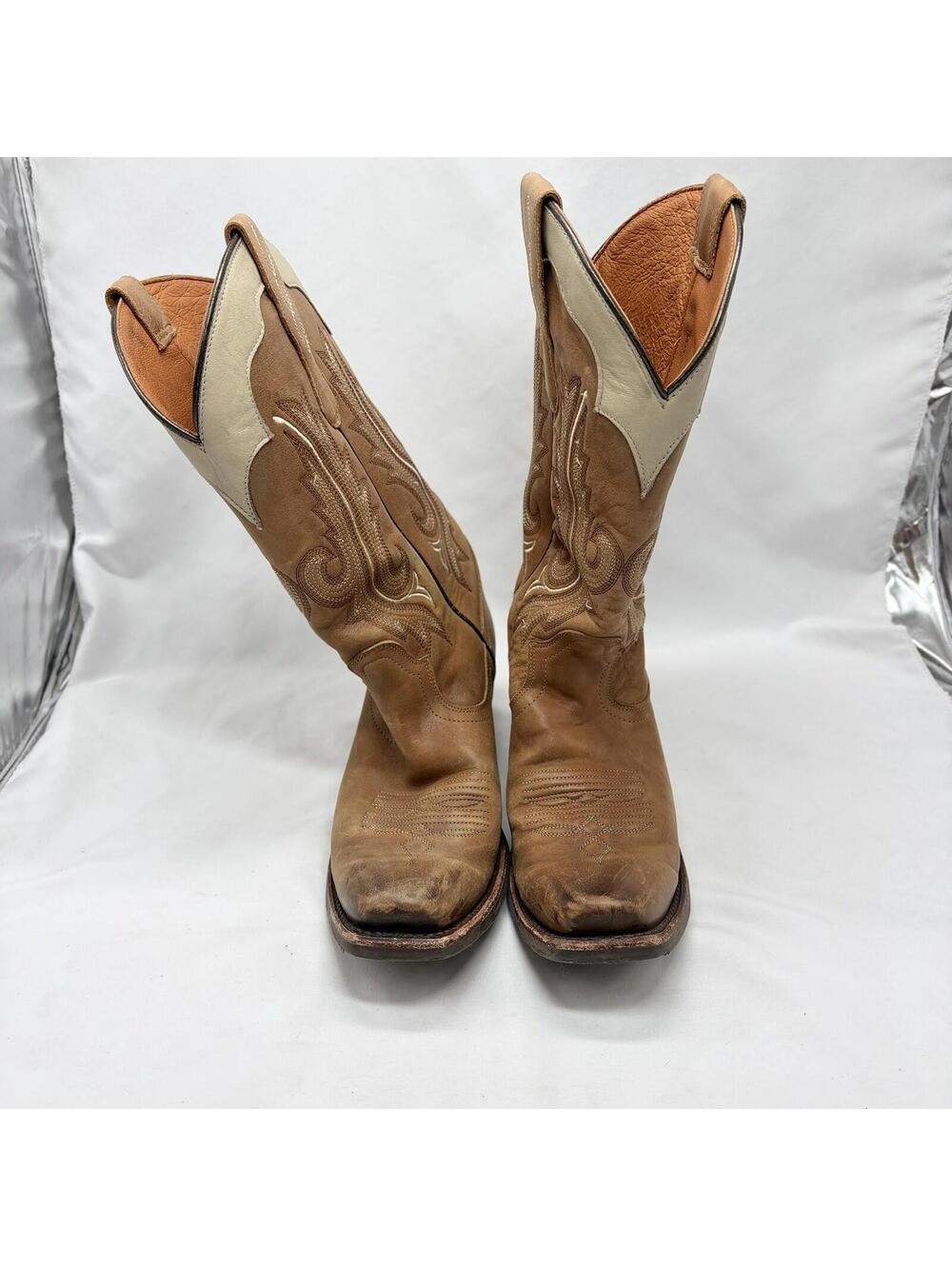 Idyllwind Miranda Lambert Lindale Brown Square Toe Leather Cowboy Boots Sz 7.5B - Picture 5 of 13